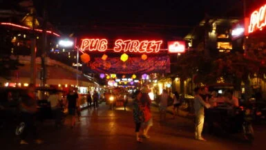Pub Street Siem Reap Cambodge