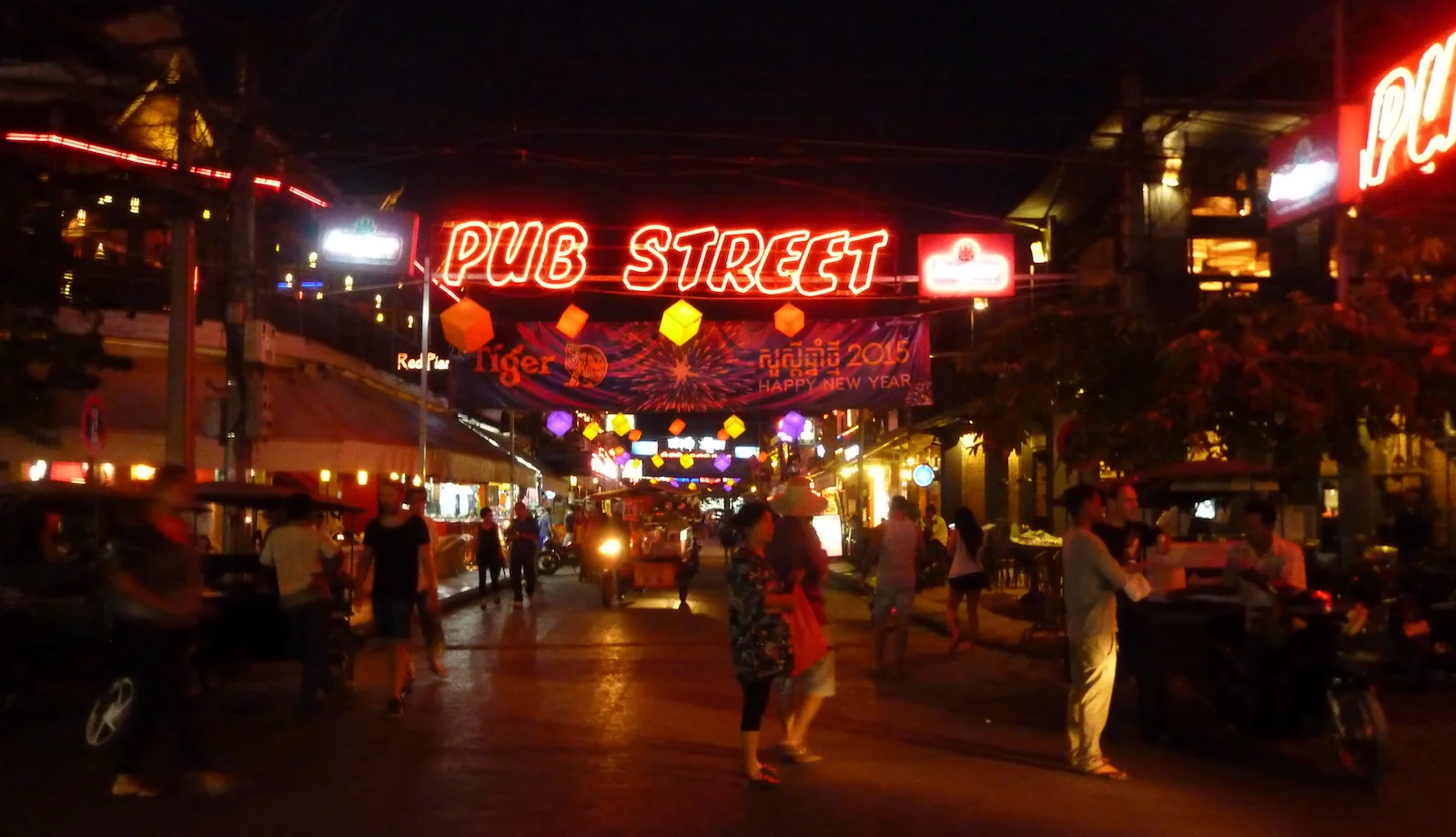 Pub Street Siem Reap Cambodge