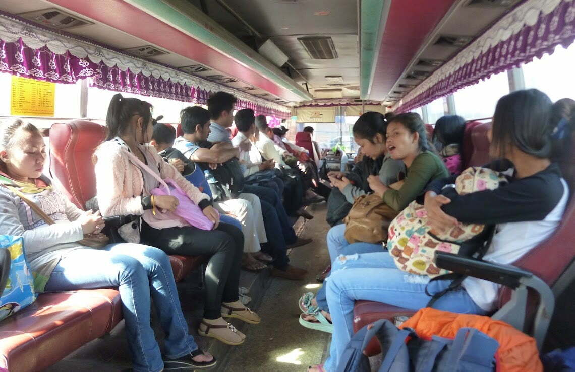 Bus au Cambodge
