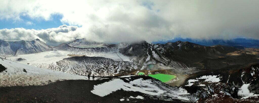 Tongariro Alpine Crossing - Panorama au sommet