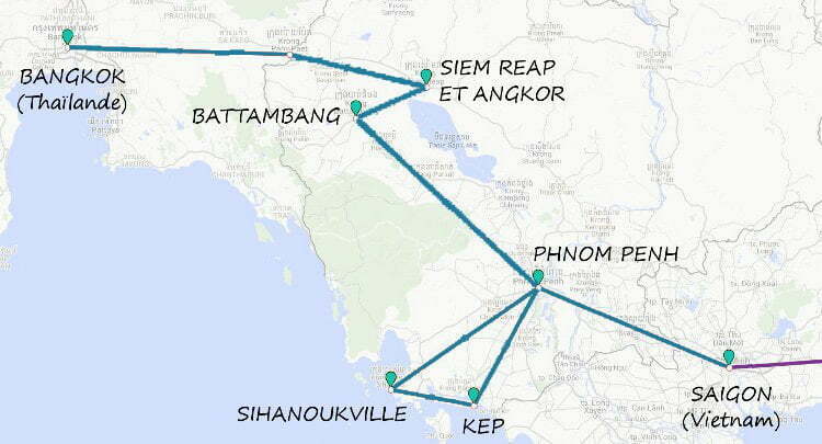 Itinéraire Cambodge 1 mois - Budget Cambodge