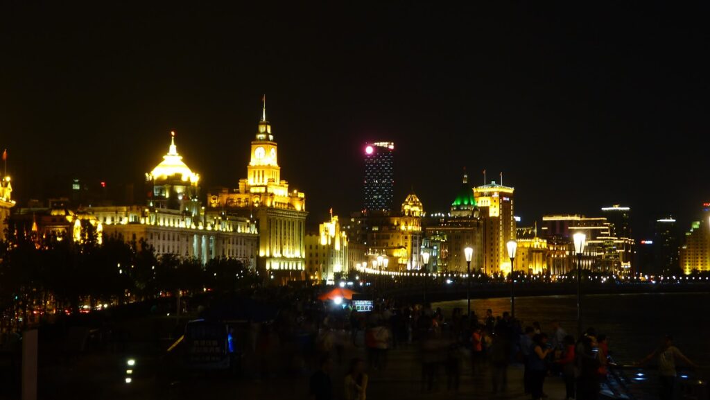 Visiter Shanghaï en 4 jours - Quartier Bund de nuit