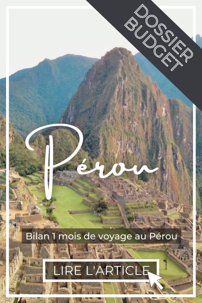 Budget Pérou
