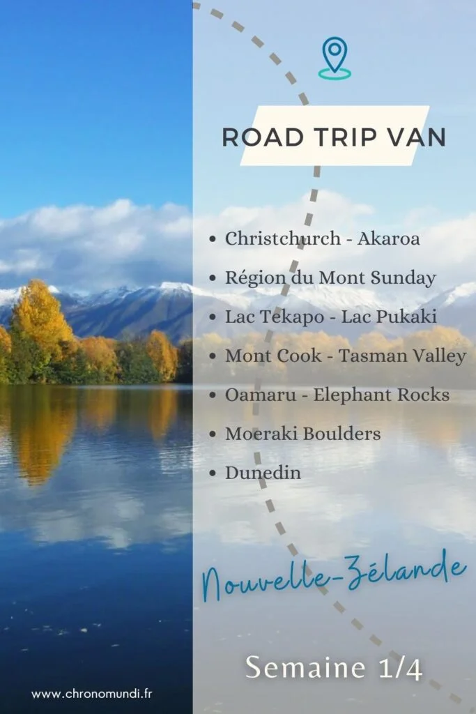 Itinéraire road trip Nouvelle-Zélande