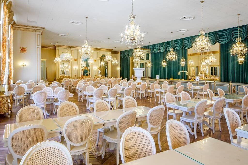 La Table des Ambassadeurs, restaurant de l'hôtel Le Grand Siècle au Puy du Fou.