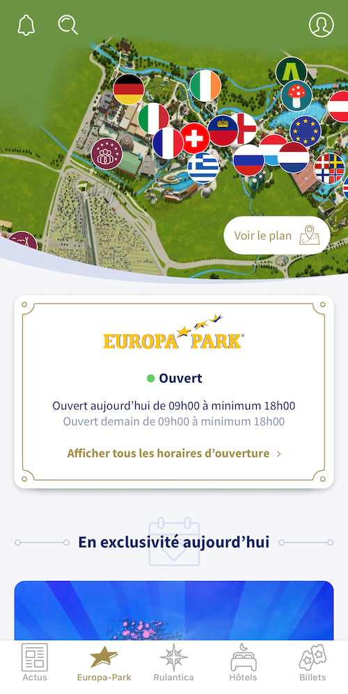 Visiter Europa Park - Application mobile
