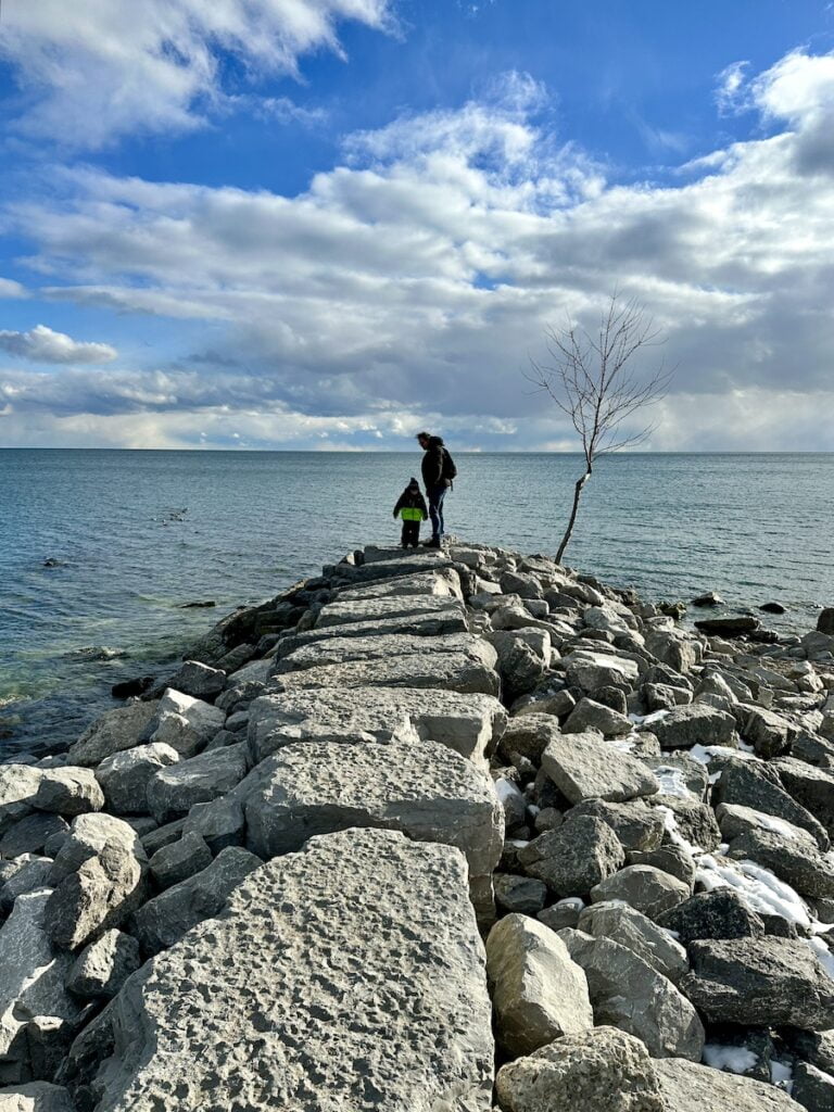 Au bord du lac Ontario